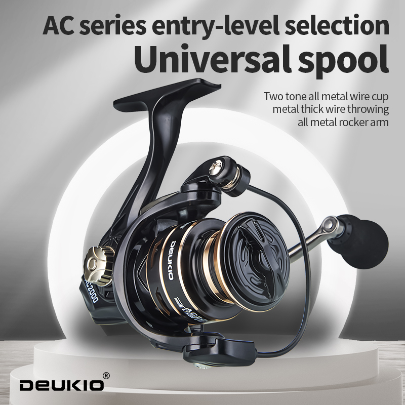 Developing Tank Reel - DEUKIO nowy kołowrotek Max Drag 8KG