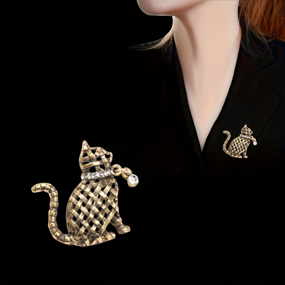 Kolekcja ozdobnych, tkanych br – Collectible Vintage Brooches recenzja i cena
