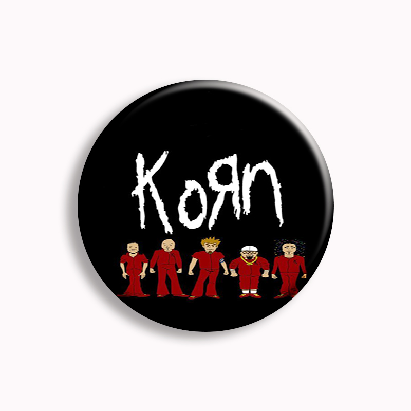 Hip Hop Korn Music Rock Band C – Collectible Vintage Brooches recenzja i cena